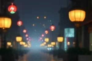 午夜航线机场跑道灯光封面